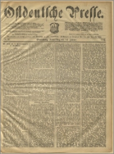 Ostdeutsche Presse. J. 10, 1886, nr 11