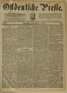 Ostdeutsche Presse. J. 10, 1886, nr 79