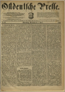 Ostdeutsche Presse. J. 10, 1886, nr 82