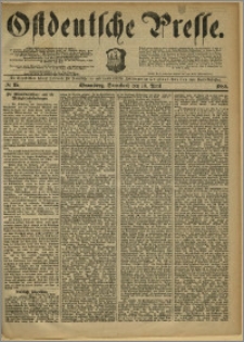 Ostdeutsche Presse. J. 10, 1886, nr 85