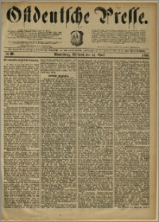 Ostdeutsche Presse. J. 10, 1886, nr 88