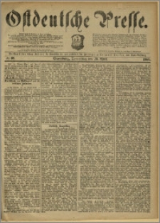 Ostdeutsche Presse. J. 10, 1886, nr 99