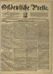 Ostdeutsche Presse. J. 10, 1886, nr 158