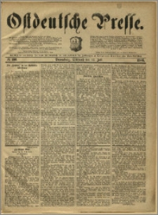 Ostdeutsche Presse. J. 10, 1886, nr 160