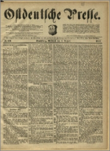 Ostdeutsche Presse. J. 10, 1886, nr 178