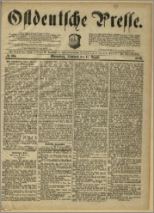 Ostdeutsche Presse. J. 10, 1886, nr 184
