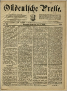 Ostdeutsche Presse. J. 10, 1886, nr 191