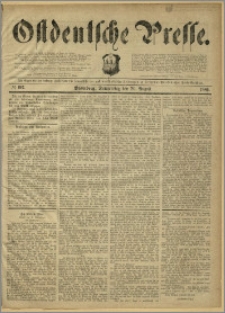 Ostdeutsche Presse. J. 10, 1886, nr 197