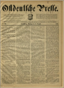 Ostdeutsche Presse. J. 10, 1886, nr 200