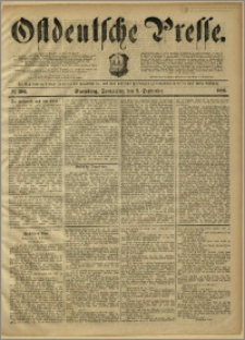 Ostdeutsche Presse. J. 10, 1886, nr 209