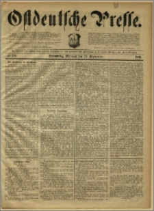 Ostdeutsche Presse. J. 10, 1886, nr 214