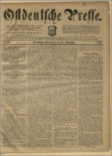 Ostdeutsche Presse. J. 10, 1886, nr 221