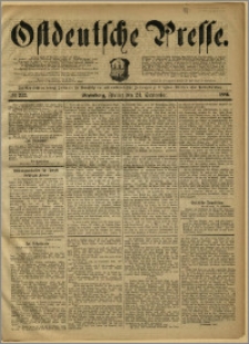 Ostdeutsche Presse. J. 10, 1886, nr 222