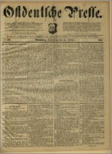 Ostdeutsche Presse. J. 10, 1886, nr 239