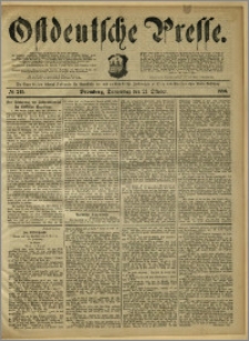 Ostdeutsche Presse. J. 10, 1886, nr 245