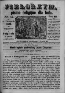 Pielgrzym, pismo religijne dla ludu 1871 nr 45