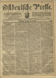 Ostdeutsche Presse. J. 11, 1887, nr 84