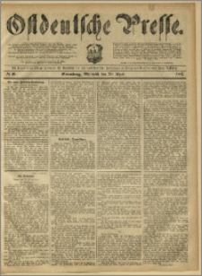 Ostdeutsche Presse. J. 11, 1887, nr 91