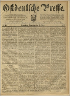 Ostdeutsche Presse. J. 11, 1887, nr 92