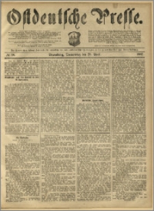 Ostdeutsche Presse. J. 11, 1887, nr 98
