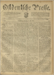 Ostdeutsche Presse. J. 11, 1887, nr 123