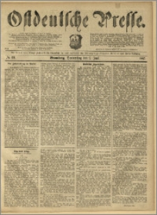 Ostdeutsche Presse. J. 11, 1887, nr 131