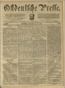 Ostdeutsche Presse. J. 11, 1887, nr 133
