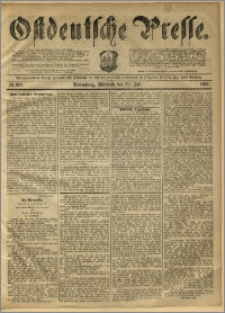 Ostdeutsche Presse. J. 11, 1887, nr 166