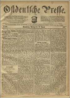 Ostdeutsche Presse. J. 11, 1887, nr 194