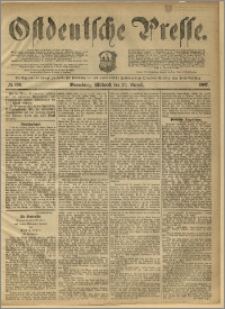 Ostdeutsche Presse. J. 11, 1887, nr 196