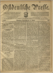 Ostdeutsche Presse. J. 11, 1887, nr 197