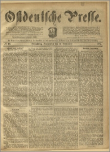 Ostdeutsche Presse. J. 11, 1887, nr 211