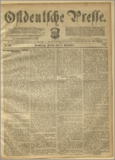Ostdeutsche Presse. J. 11, 1887, nr 216
