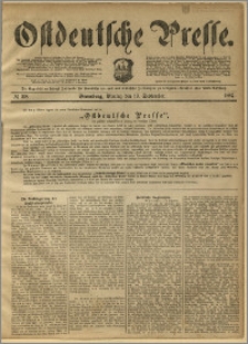 Ostdeutsche Presse. J. 11, 1887, nr 218