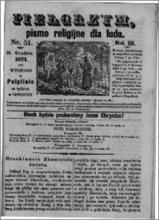 Pielgrzym, pismo religijne dla ludu 1871 nr 51