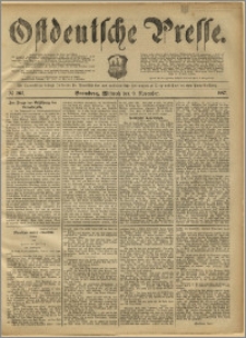 Ostdeutsche Presse. J. 11, 1887, nr 262