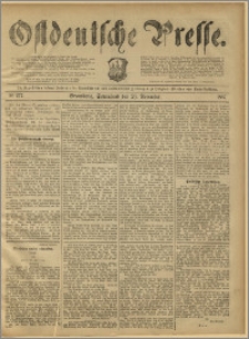 Ostdeutsche Presse. J. 11, 1887, nr 277