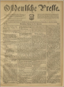 Ostdeutsche Presse. J. 11, 1887, nr 278