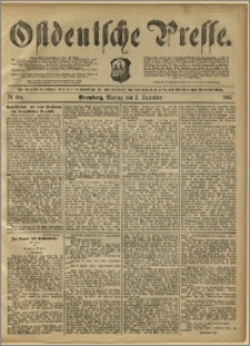Ostdeutsche Presse. J. 11, 1887, nr 284