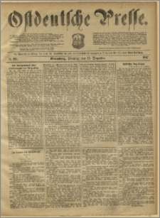 Ostdeutsche Presse. J. 11, 1887, nr 291