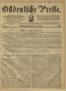 Ostdeutsche Presse. J. 11, 1887, nr 303