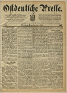 Ostdeutsche Presse. J. 13, 1889, nr 80