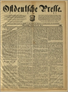 Ostdeutsche Presse. J. 13, 1889, nr 87