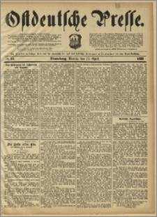 Ostdeutsche Presse. J. 13, 1889, nr 89