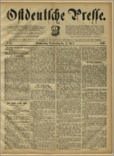 Ostdeutsche Presse. J. 13, 1889, nr 92