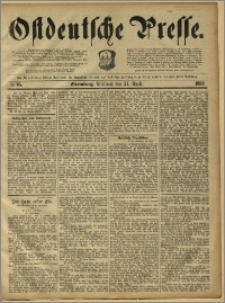 Ostdeutsche Presse. J. 13, 1889, nr 95