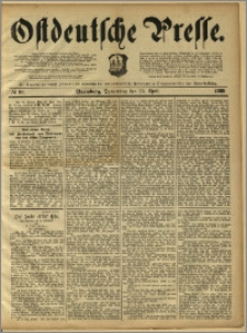 Ostdeutsche Presse. J. 13, 1889, nr 96