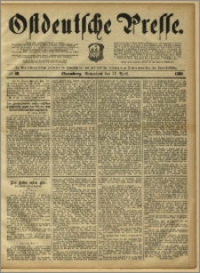 Ostdeutsche Presse. J. 13, 1889, nr 98