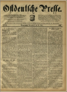 Ostdeutsche Presse. J. 13, 1889, nr 121