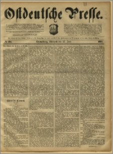 Ostdeutsche Presse. J. 13, 1889, nr 134